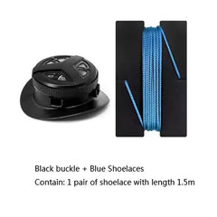 Rotating Buckle No Tie Shoelaces for Running Shoes with Automatic Dial System