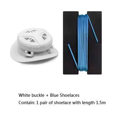 Rotating Buckle No Tie Shoelaces for Running Shoes with Automatic Dial System