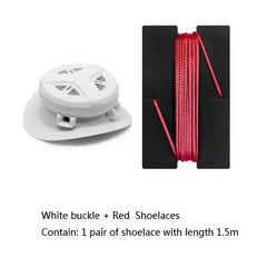 Rotating Buckle No Tie Shoelaces for Running Shoes with Automatic Dial System