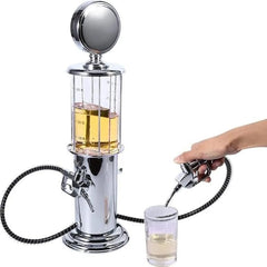 Vintage Gas Pump Beer Dispenser for Home Party Alcohol Pouring Machine