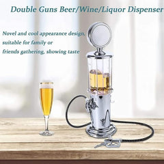 Vintage Gas Pump Beer Dispenser for Home Party Alcohol Pouring Machine