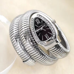Women's Fashion Watch – Luxury Snake Bracelet Watch, Quartz Movement, Gift for Her