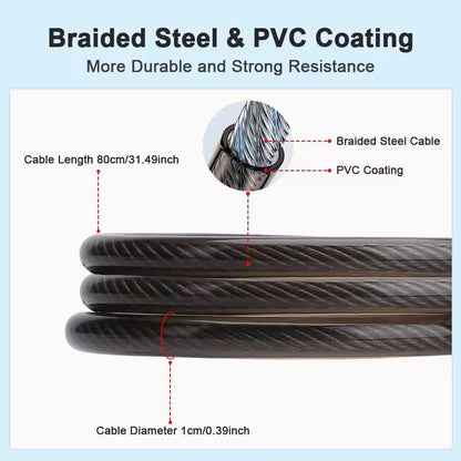 Smart Bluetooth Bike Lock Alarm with Waterproof Design for Security