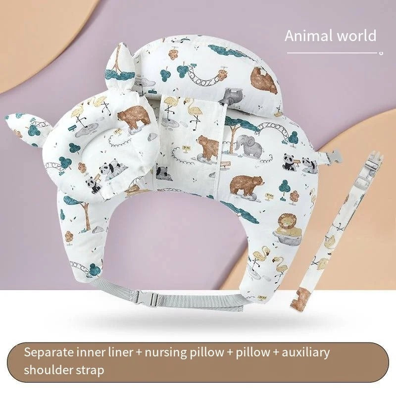 Comfortable Breastfeeding Pillow for Mom and Baby - Soft Nursing Pillow 264386