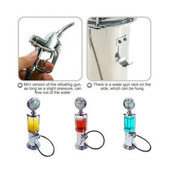 Vintage Gas Pump Beer Dispenser for Home Party Alcohol Pouring Machine