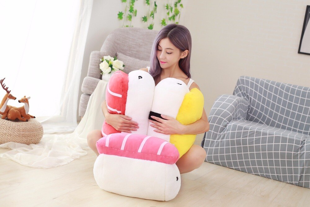 Kawaii Japanese Sushi Plush Pillow (40Cm)