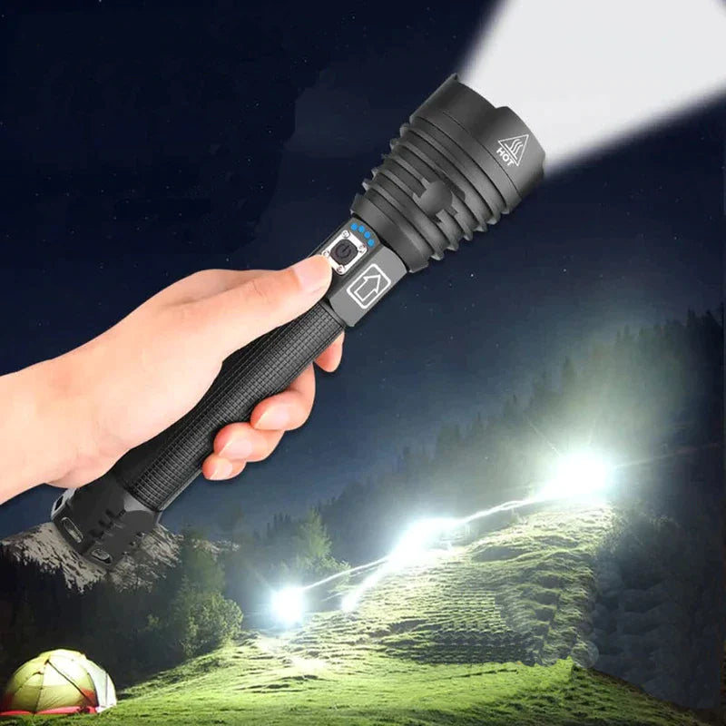 The Worlds Most Powerful Led Police Flashlight With Zoom