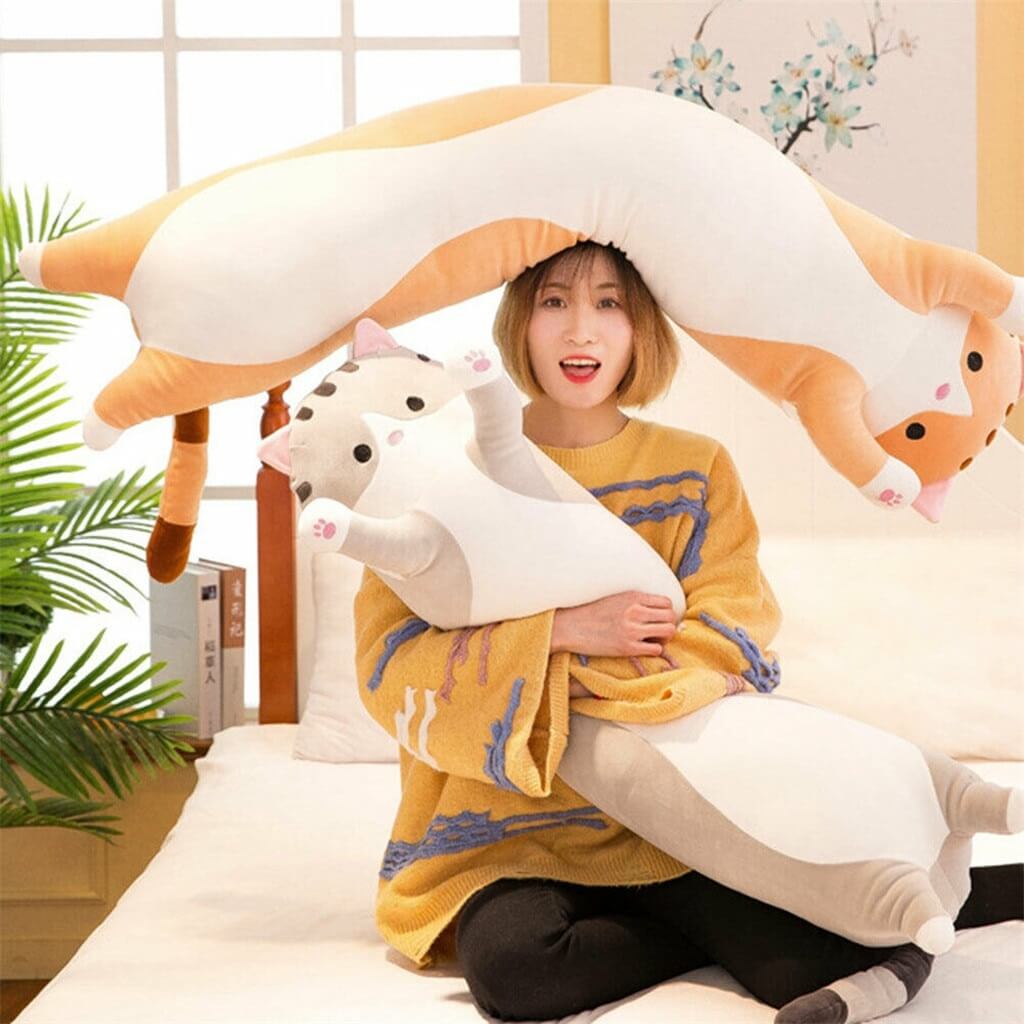 Kawaii Long Cat Plush