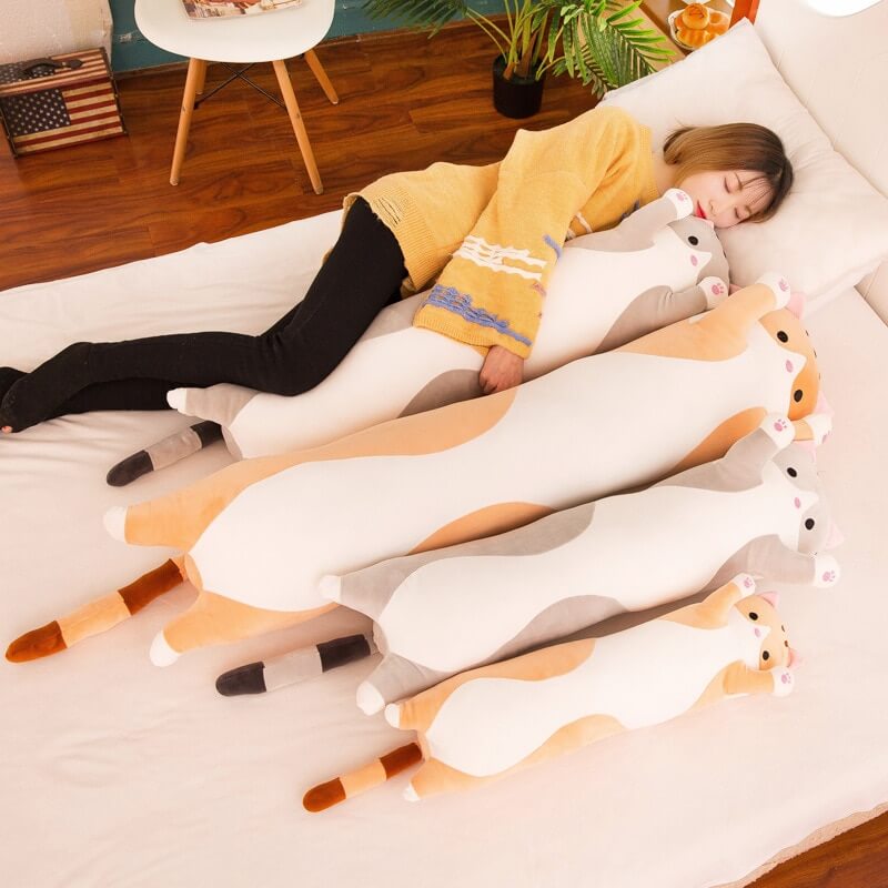 Kawaii Long Cat Plush