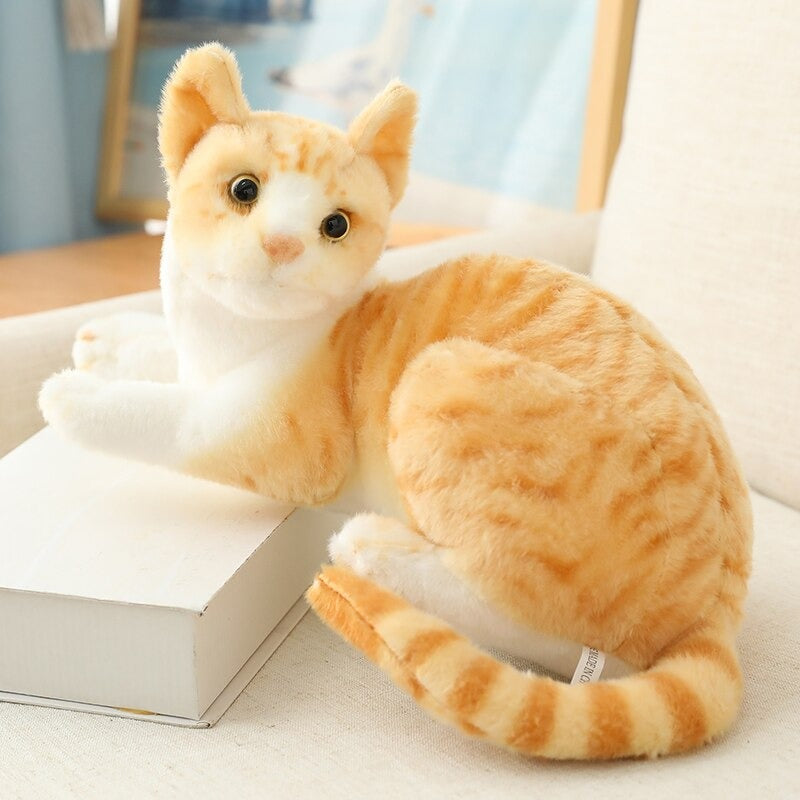 Shorthair & Siamese Cat Plush Toy – Adorable And Lively Companion