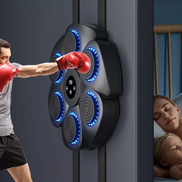 Music Boxing Pad with Targeting Features – Ultimate Punch Machine for Boxing Fitness 9840490152257-1
