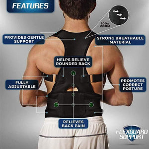 Adjustable Magnetic Therapy Posture Corrector Uk And Back Support Brace Belt For Men And Women (S-Xxl)