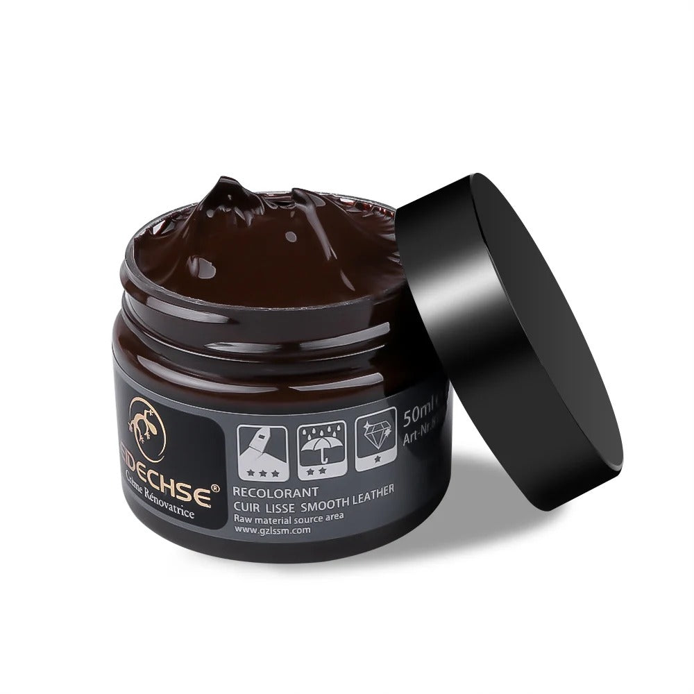 Set of 2 Leather Scratch Repair Cream - Restore and Recolor Balm for Sofas, Bags (9 Colors) 257041
