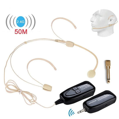 Bluetooth Wireless Headset Microphone for Presenters
