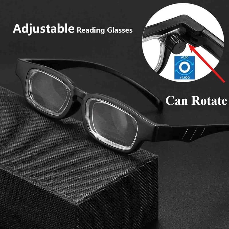 Adjustable Focus Eyeglasses TR90 Flexible Lightweight Multifocus Reading Glasses 251584