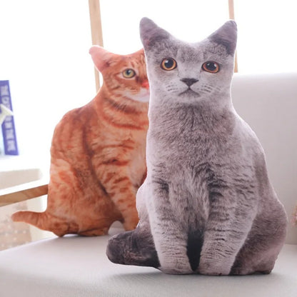 Stuffed Cat Toy Pillow Cute Plush for Sleeping and Decor