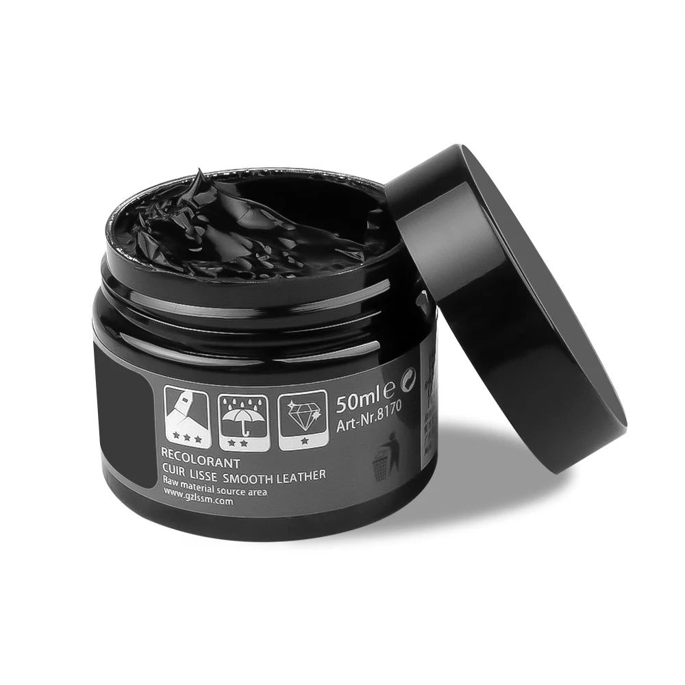 Set of 2 Leather Scratch Repair Cream - Restore and Recolor Balm for Sofas, Bags (9 Colors) 257041