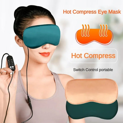 Heated Eye Mask USB Electric Warm Compress for Eye Fatigue Relief 342864