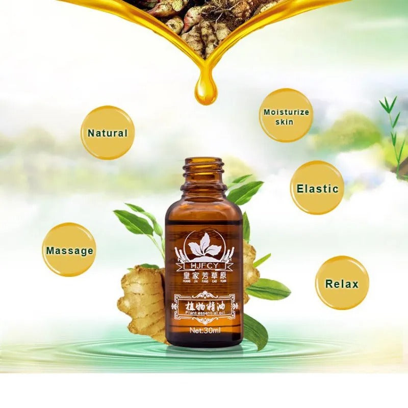 Lymphatic Drainage Ginger Essential Oil for Massage and Body Firming (30ml) 341663