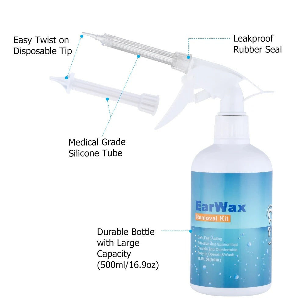 Professional Ear Irrigator For Wax Removal | Ear Cleaning Kit 341621