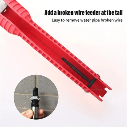 Anti-Slip 8 In 1 Kitchen Repair Plumbing Tool Flume Wrench Sink Faucet Key Plumbing Pipe 26795442-5
