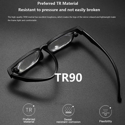 Adjustable Focus Eyeglasses TR90 Flexible Lightweight Multifocus Reading Glasses 251584