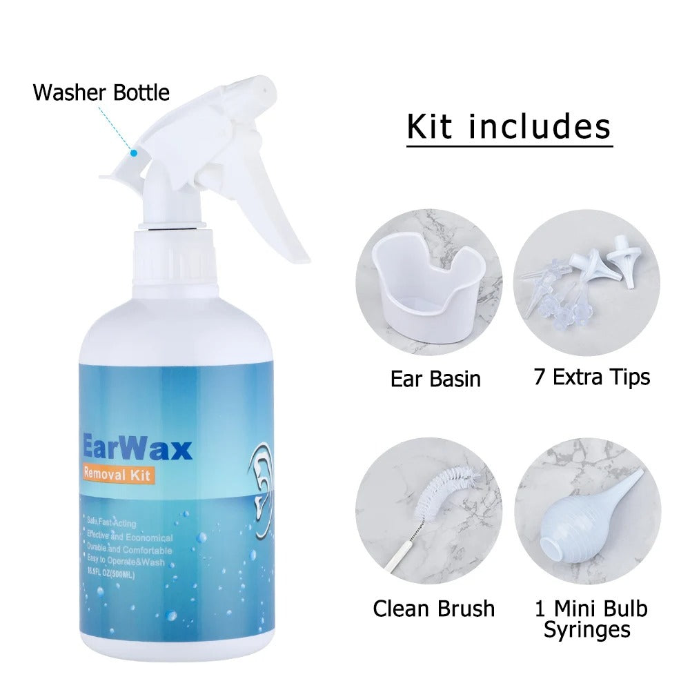 Professional Ear Irrigator For Wax Removal | Ear Cleaning Kit 341621
