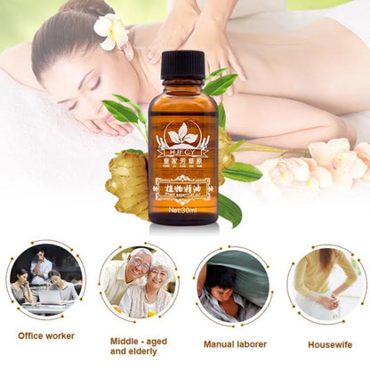 Lymphatic Drainage Ginger Essential Oil for Massage and Body Firming (30ml) 341663