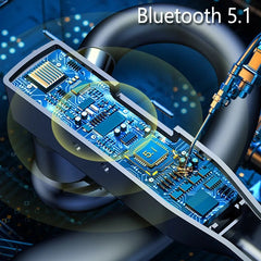 Wireless Bluetooth Headset with ENC Noise Cancelling Mic
