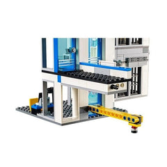 894PCS City Police Station Building Blocks Set with Vehicles