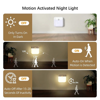 Smart Motion Sensor Night Light - USB Rechargeable 293926