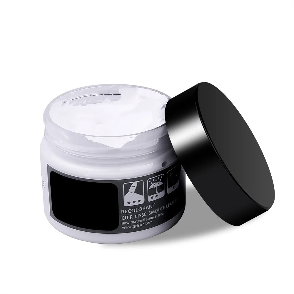 Set of 2 Leather Scratch Repair Cream - Restore and Recolor Balm for Sofas, Bags (9 Colors) 257041