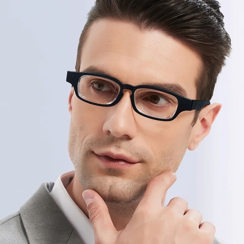 Adjustable Focus Eyeglasses TR90 Flexible Lightweight Multifocus Reading Glasses 251584