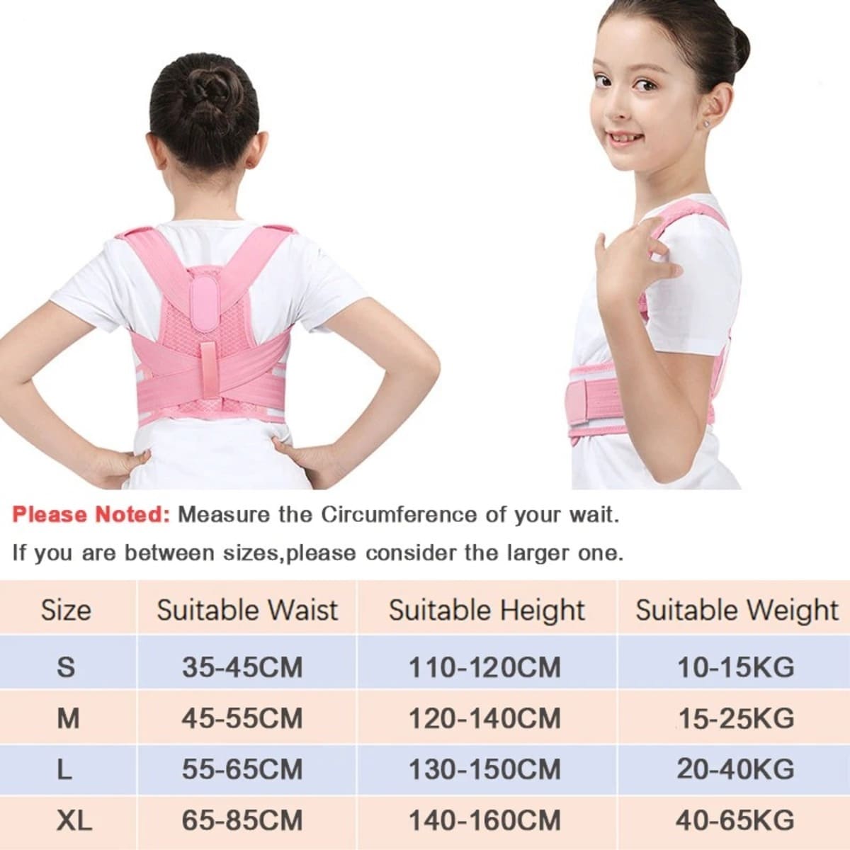 Adjustable Orthopedic Back Support for Teenagers with Posture Correction Belt Brace 343706