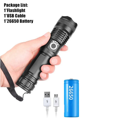 90000 Lumens Xhp50.2 Most Powerful Flashlight 257700