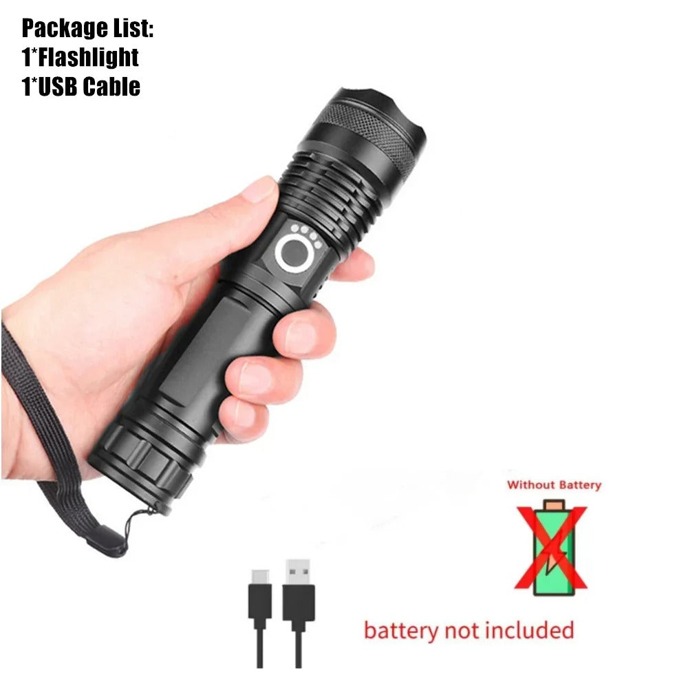 90000 Lumens Xhp50.2 Most Powerful Flashlight 257700