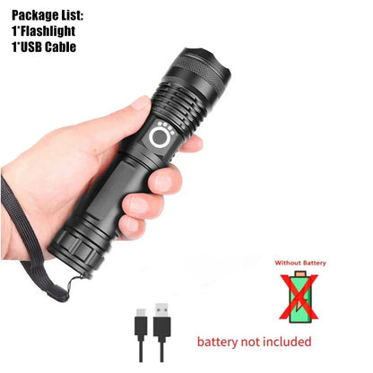 90000 Lumens Xhp50.2 Most Powerful Flashlight 257700