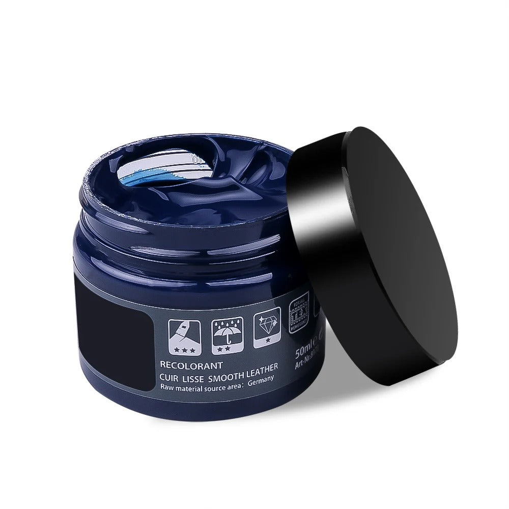Set of 2 Leather Scratch Repair Cream - Restore and Recolor Balm for Sofas, Bags (9 Colors) 257041