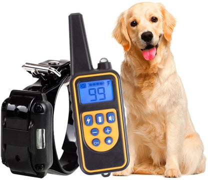 800M Rechargeable Electric Dog Training Collar - Waterproof, Remote Control & Ideal for Effective Dog Training 9975745872193-1
