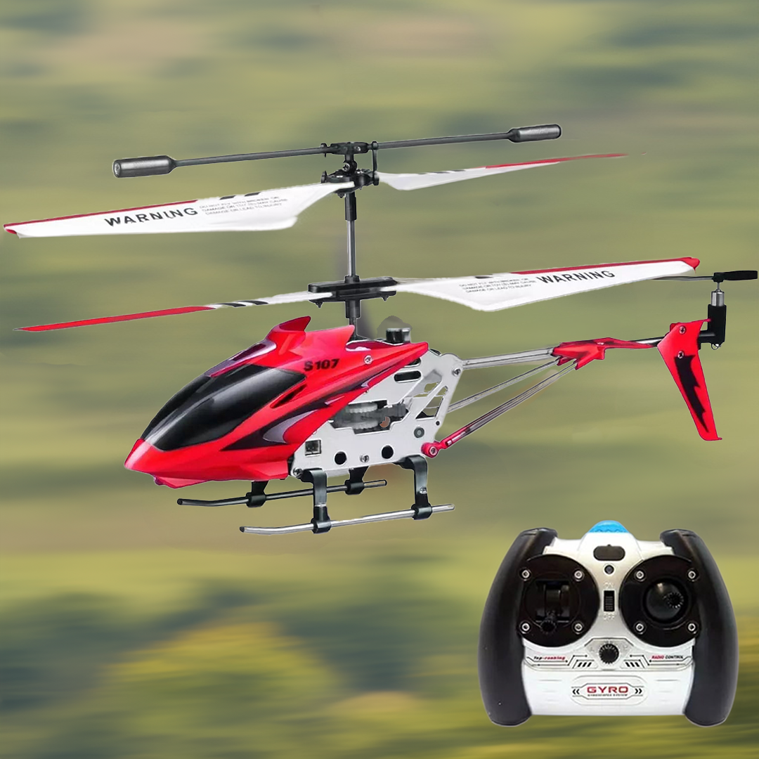 Crimson Unbreakable Mini Rc Helicopter With Gyro