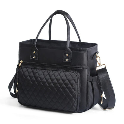 Chic Large-Capacity Lunch Tote Bag – Insulated & Waterproof for Work, Travel, Picnics & Mommy Essentials 8482630205638-1