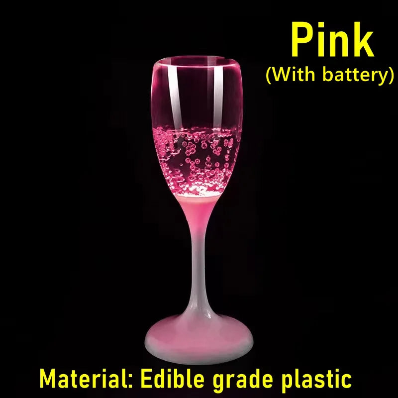 LED Wine Glasses | Light-Up Drinkware with 6 Colors | Liquid-Activated | Reusable Party Cups 4–8oz 15146748510534-1