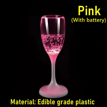 LED Wine Glasses | Light-Up Drinkware with 6 Colors | Liquid-Activated | Reusable Party Cups 4–8oz 15146748510534-1