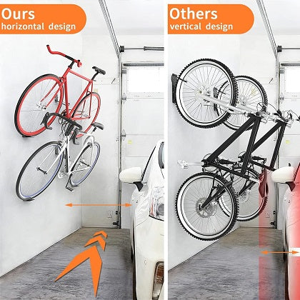 Premium Garage Bike Wall Mount Hook Hanger Rack