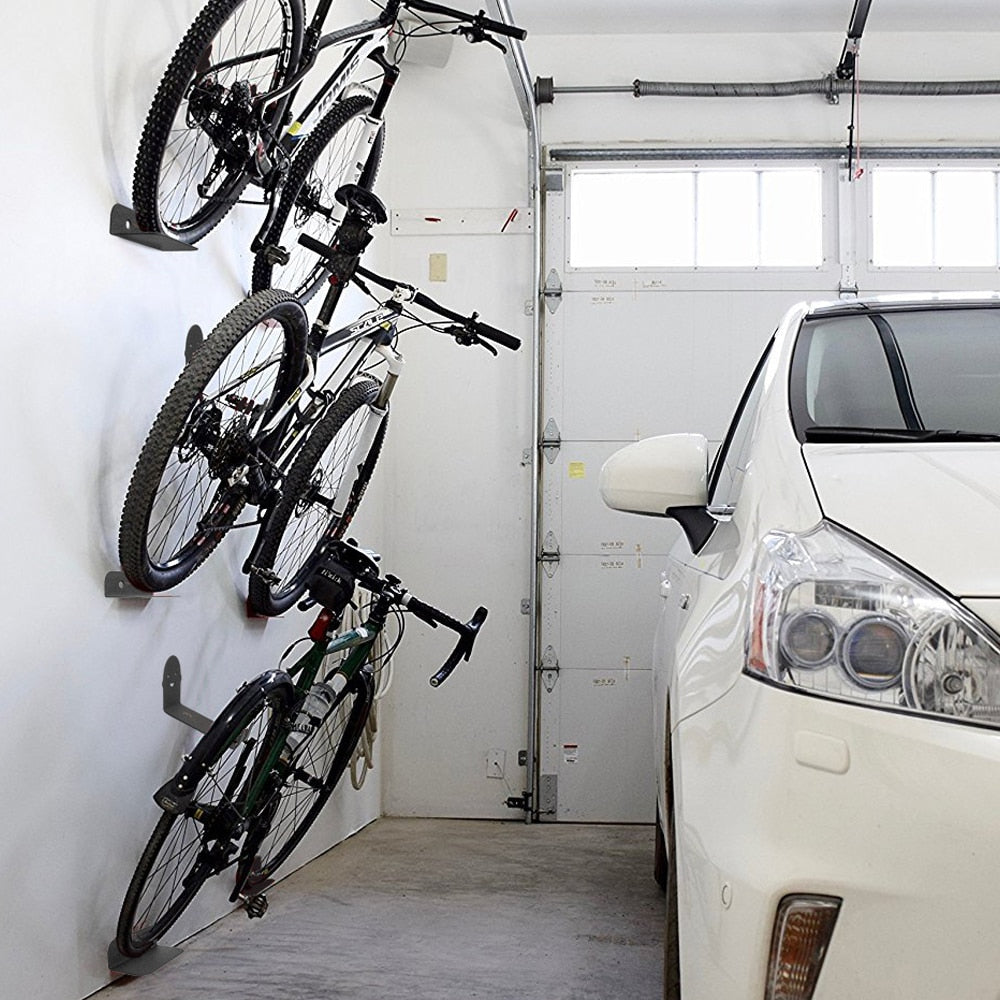 Bike Hangers for Garage - Secure Indoor Wall Mount Apartment Rack 60817