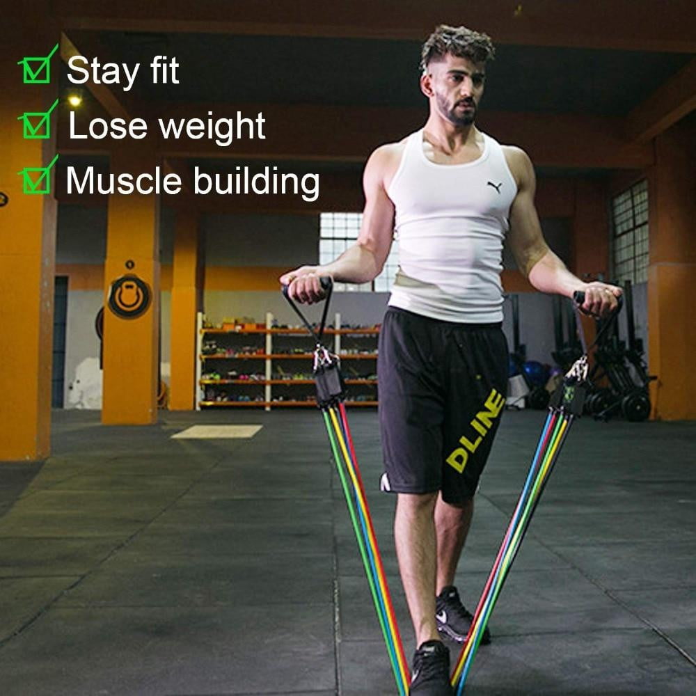 Fitness Resistance Band Set - Best At Home Gym