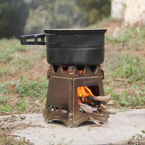 Folding Titanium Wood Stove