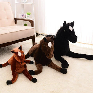 Horse Pillow Plush 3D Stuffed Animal (4 Colors)