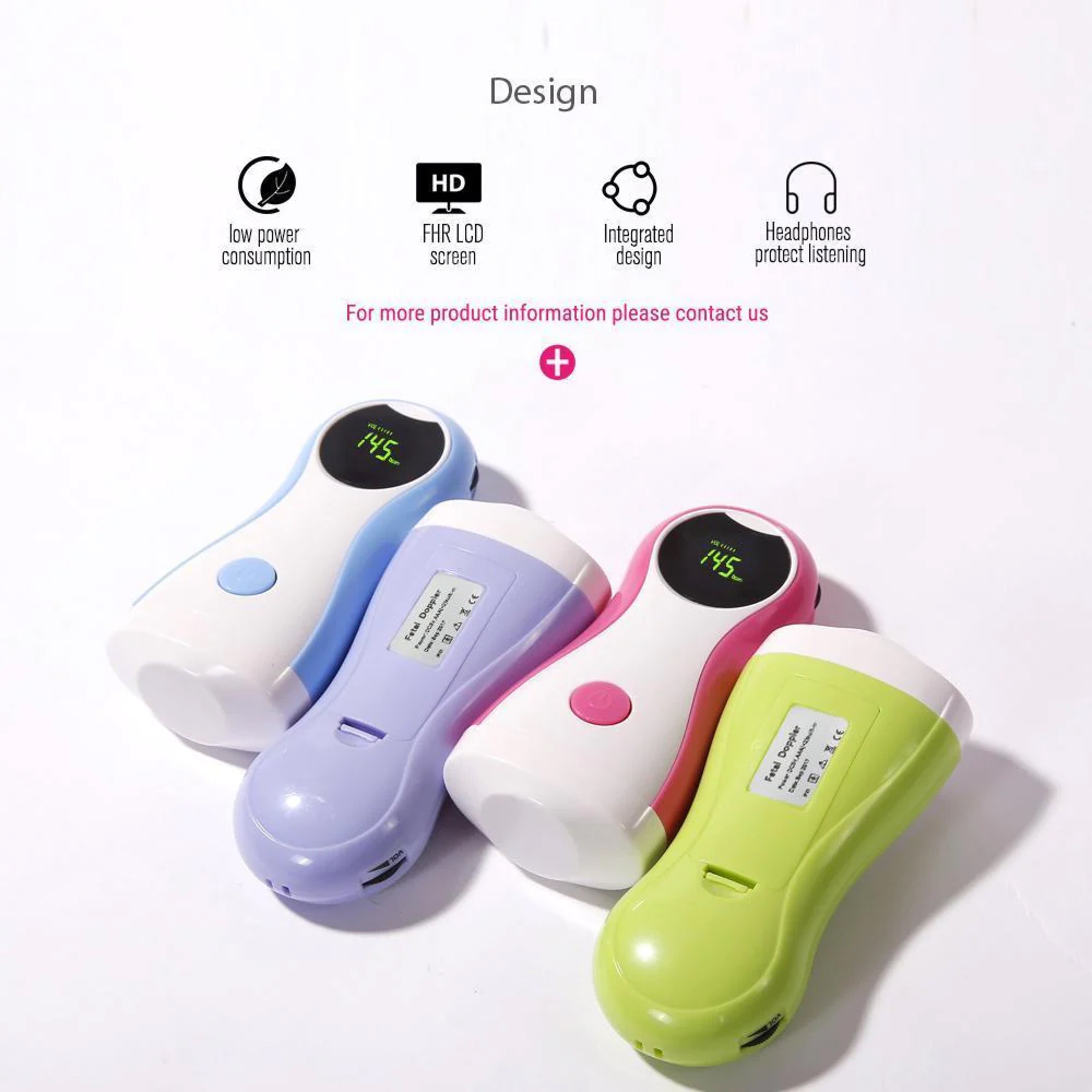 Portable Fetal Doppler Heart Rate Detector