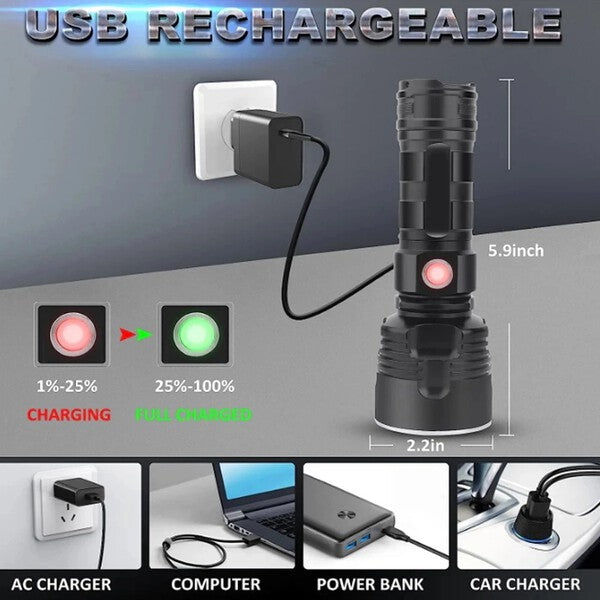 Super-Bright Shadowhawk Flashlight Cree Led P70 251582
